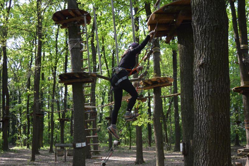 Csapatépítő program a kalandparkban – Kerekerdő Kalandpark